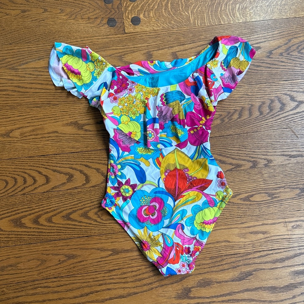 Trina Turk Multicolor Floral Swimsuit